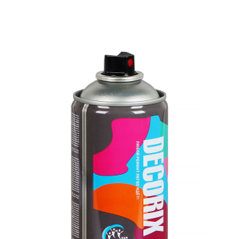 Грунт-аэрозоль по ржавчине 3 в1 черный глянцевый  520/200 мл DECORIX (А01) *1/12