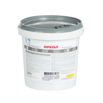 Эмаль акриловая для пола красно-коричневая полуматовая 0,9 кг Ореол *1/6/588