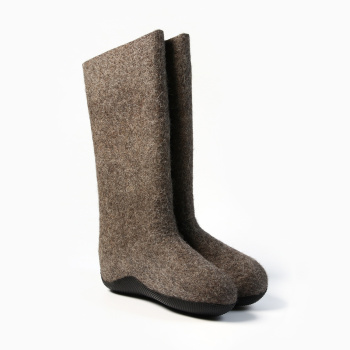 Валенки мужские с рез.подошвой цвет натуральный, р-р 42-43 (30) 4644047