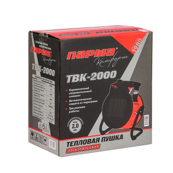 Тепловая пушка ПАРМА ТВК-2000 (1/2кВт,220В,керамика) *1 Тепловая пушка ПАРМА ТВК-2000 (1/2кВт,220В,керамика) *1