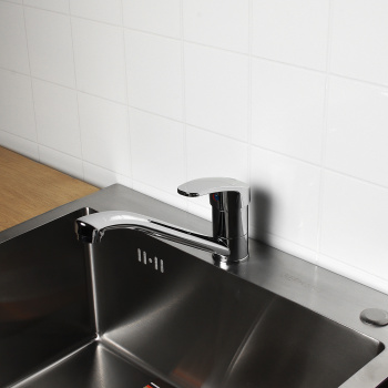 Смеситель для кухни Roegen RC001A, длинный излив, рычажный