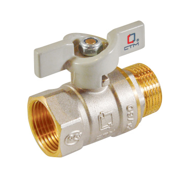 Кран шаровый 1/2" (Ø15) М/П бабочка СТМ (СТАНДАРТ) CWFMB012 *1/25/200 Кран шаровый 1/2" (Ø15) М/П бабочка СТМ (СТАНДАРТ) CWFMB012 *1/25/200