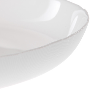 Тарелка стекло Luminarc "Diwali Structure Lines" мелк. d25см Белый Q1895 *6/24