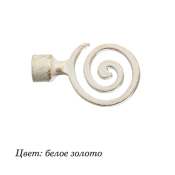 Наконечник DIY 16мм Солнышко Белое золото (2шт)*1