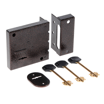 Замок накладной БИФ-0030-1*3-ЛК *1/20