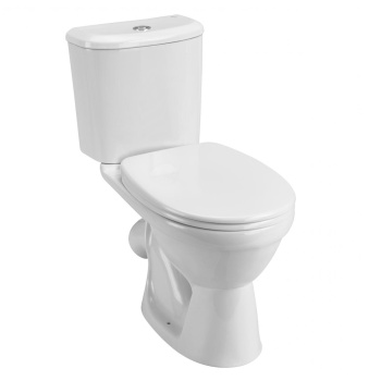 Унитаз-компакт Santek Бореаль, косой выпуск, 2 режима, сиденье с микролифтом