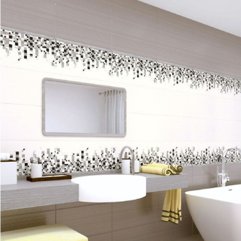 Плитка 50х25 см настенная 1.25 м² Vinchi Гамма, серый