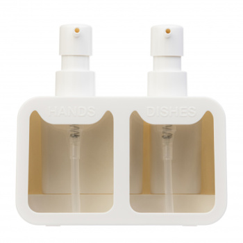 Диспенсер для моющего средства кухонный пластм. 170х95х170мм Белый И8924 (ЗПИ "Альтернатива") *1/30