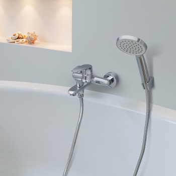 Смеситель д/ванны DEVIDA коллекция ARBO однорычажный, короткий излив DVS1025-12 *1/8