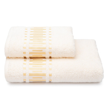 Полотенце махровое 70*130см Film reel цв.11-0107 молочный 460гр/м2 ПЦ-3501-5766 *2/8