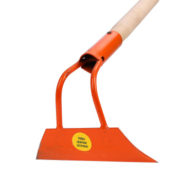 Тяпка сварная заточная 95*120*60 оранжевая с черенком  *1/10