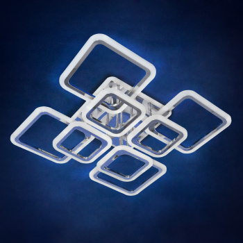 Люстра YH019/4+4 4Х(15Вт+9Вт) 3000К+6500К+1х18Вт 1000MCD ( h=160; L=630; W=630)  VERNER LIGHTING *1 *