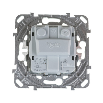 Механизм розетки "Unica" 1-м. белый с/з SchE MGU5.036.18ZD *1