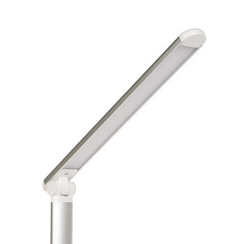 Светильник настольн. Старт СТ208 (светодиодный 6Вт сенсорное вкл, диммер, USB) серебряный *1/12