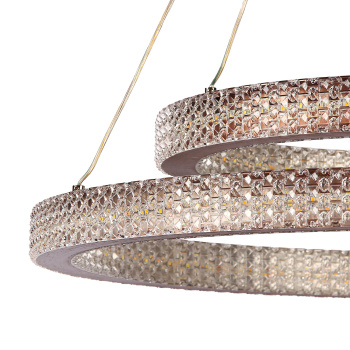 Люстра 9200(9238)/240W coffee  600+400 мм 3 реж., пульт S=20м2  VERNER LIGHTING *1