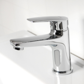 Смеситель для умывальника Milardo Niagara NIASB00M01, короткий излив, рычажный